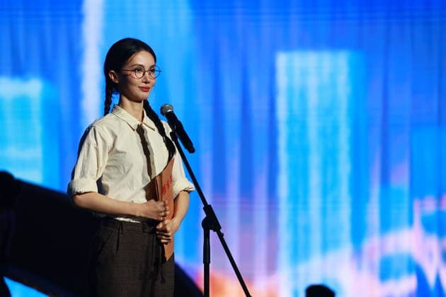 CHANGCHUN, CHINA - AUGUST 23: Actress Gina Jin Chen performs on the stage during the opening of the 21st Changchun Film Festival on August 23, 2026 in Changchun, Jilin Province of China.  Copyright: xVCGx 111661786831