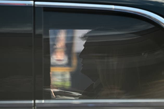 President Trump attends inaugural Freedom 250 Grand Prix in Washington, DC WASHINGTON, D.C., UNITED STATES - AUGUST 23: U.S. President Donald Trump and first lady Melania Trump ride in The Beast on the track during the NTT INDYCAR Series in Washington, DC, on August 23, 2026. President Trump established the Freedom 250 Grand Prix weekend as part of the yearlong celebration marking the 250th anniversary of the United States. Mehmet Eser Anadolu Washington United States. Editorial use only. Please get in touch for any other usage.  Copyright: x2026xAnadoluxMehmetxEserx