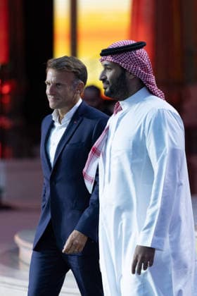 French President Emmanuel Macron and Saudi Arabia s Crown Prince Mohammed bin Salman (MBS) attend the closing ceremony of the Esports World Cup at the Grand Palais in Paris, France, on August 23, 2026. Raphael Lafargue, Pool Bestimage, Paris, France  Copyright: xRaphaelxLafarguex xPoolx xBestimagexRaphaelxLafarguex xPoolx xBestimagex