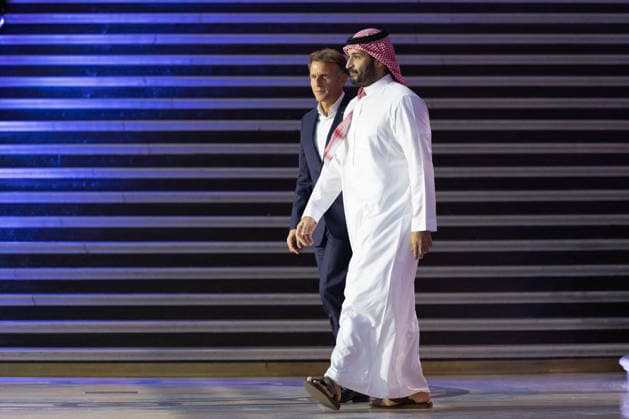 French President Emmanuel Macron and Saudi Arabia’s Crown Prince Mohammed bin Salman (MBS) attend the closing ceremony of the Esports World Cup at the Grand Palais in Paris, France, on August 23, 2026. Raphael Lafargue Pool Bestimage, Paris, France  Copyright: xRaphaelxLafarguex xPoolx xBestimagexRaphaelxLafarguex xPoolx xBestimagex