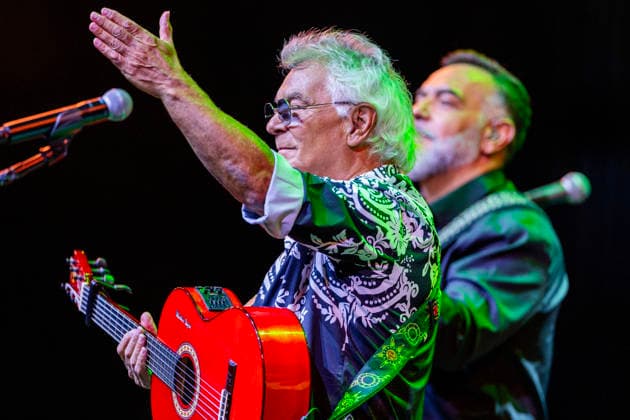 August 23, 2026, Vienna, Virginia, USA: Founder and lead singer Nicolas Reyes of the Gipsy Kings and his band perform their high-energy fusion of flamenco, rumba, salsa, and pop, featuring iconic songs, at the Filene Center at Wolf Trap in Vienna, Virginia, on Sunday, August 23, 2026. Vienna USA  - ZUMAkh2_ 20260823_znp_kh2_038 Copyright: xAlixKhalighx