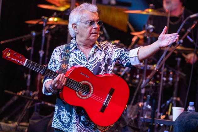 August 23, 2026, Vienna, Virginia, USA: Founder and lead singer Nicolas Reyes of the Gipsy Kings and his band perform their high-energy fusion of flamenco, rumba, salsa, and pop, featuring iconic songs, at the Filene Center at Wolf Trap in Vienna, Virginia, on Sunday, August 23, 2026. Vienna USA  - ZUMAkh2_ 20260823_znp_kh2_036 Copyright: xAlixKhalighx