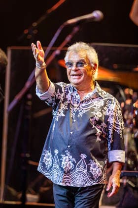 August 23, 2026, Vienna, Virginia, USA: Founder and lead singer Nicolas Reyes of the Gipsy Kings and his band perform their high-energy fusion of flamenco, rumba, salsa, and pop, featuring iconic songs, at the Filene Center at Wolf Trap in Vienna, Virginia, on Sunday, August 23, 2026. Vienna USA  - ZUMAkh2_ 20260823_znp_kh2_056 Copyright: xAlixKhalighx