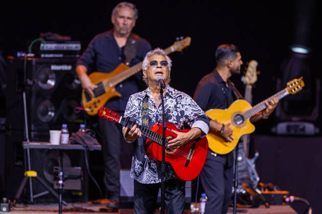 August 23, 2026, Vienna, Virginia, USA: Founder and lead singer Nicolas Reyes of the Gipsy Kings and his band perform their high-energy fusion of flamenco, rumba, salsa, and pop, featuring iconic songs, at the Filene Center at Wolf Trap in Vienna, Virginia, on Sunday, August 23, 2026. Vienna USA  - ZUMAkh2_ 20260823_znp_kh2_051 Copyright: xAlixKhalighx