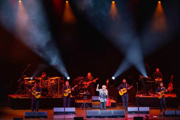 August 23, 2026, Vienna, Virginia, USA: Founder and lead singer Nicolas Reyes of the Gipsy Kings and his band perform their high-energy fusion of flamenco, rumba, salsa, and pop, featuring iconic songs, at the Filene Center at Wolf Trap in Vienna, Virginia, on Sunday, August 23, 2026. Vienna USA  - ZUMAkh2_ 20260823_znp_kh2_008 Copyright: xAlixKhalighx