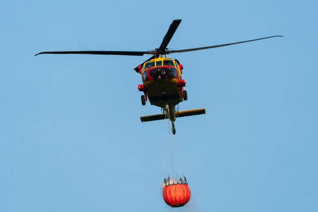 August 24, 2026, Kajtasovo, Vojvodina, Serbia: 2026823, Kajtasovo, Serbia -The European Union is actively assisting Serbia in battling severe wildfires at Serbia s request through the EU Civil Protection Mechanism, deploying four firefighting helicopters from Romania, Slovakia, the Czech Republic, and Germany, alongside ground response teams to contain large blazes like the one in the Deliblato Sands. A Romanian rescEU Black Hawk helicopter. Kajtasovo Serbia  - ZUMAd223 20260824_zip_d223_006 Copyright: xMarkoxDimicx