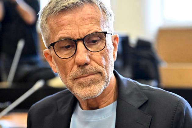 LKS 20260824 Rolf Nordmo ahead of his trial at the Court of Appeal in Helsinki, Finland, on August 24, 2026. Western Uusimaa District Court found Nordmo guilty of murdering his ex, former ice hockey player Janne Puhakka in April 2025. - RONI REKOMAA Helsinki Finland  Copyright: xRonixRekomaax 7jDOfK8NAEs