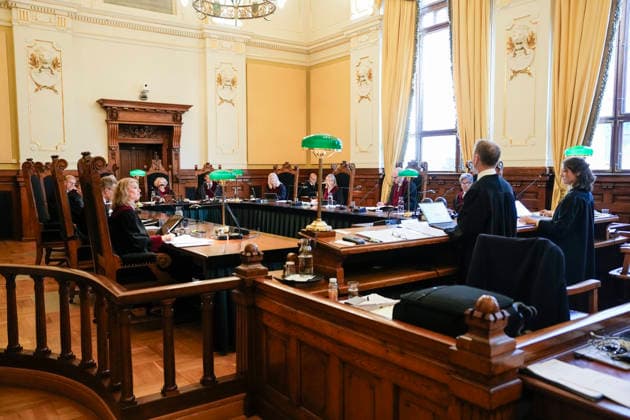 Hoyesterett behandler godkjenning av oljefelt i Nordsjoen Oslo 20260824. Hoyesterett behandler statens anke om gyldigheten til de tre oljefeltene Breidablikk, Tyrving og Yggdrasil i Nordsjoen. Lagmannsretten pala staten a gjennomfore ny saksbehandling, noen som bade staten og miljoorganisasjonene Greenpeace og Natur og Ungdom anket videre til Hoyesterett som na tar saken til behandling Foto: Cornelius Poppe NTB Oslo Norge CueXsYSBsDc EDITORIAL USE ONLY Ref:_BNCCueXsYSBsDc.jpg *** Supreme Court to Hear Case on Approval of North Sea Oil Fields Oslo 20260824 The Supreme Court will hear the government’s appeal regarding the validity of the three oil fields Breidablikk, Tyrving, and Yggdrasil in the North Sea. The Court of Appeal o  Copyright: xCorneliusxPoppex xNTBx