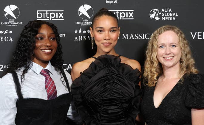 22nd Annual Hollyshorts Film Festival Closing Night Hollywood CA August 23: Bianca Atterberry, Alexandra Shipp, Lauren Lukow. at 22nd Annual Hollyshorts Film Festival Closing Night held at TCL Chinese Theater in Hollywood, CA. on August 23, 2026 Credit: AdMedia Hollywood CA United States EDITORIAL USE ONLY  Copyright: xx ADx admphotosthree012547