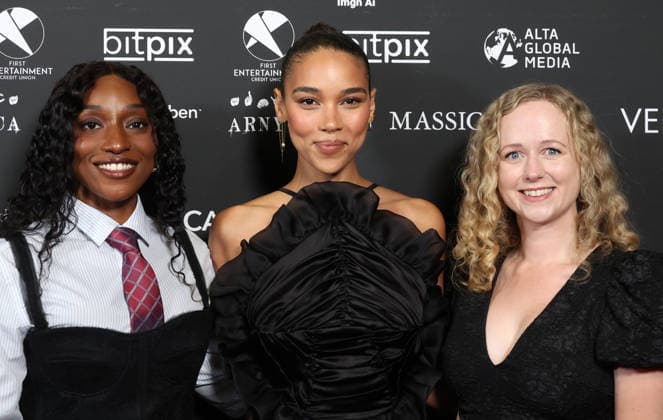 22nd Annual Hollyshorts Film Festival Closing Night Hollywood CA August 23: Bianca Atterberry, Alexandra Shipp, Lauren Lukow. at 22nd Annual Hollyshorts Film Festival Closing Night held at TCL Chinese Theater in Hollywood, CA. on August 23, 2026 Credit: AdMedia Hollywood CA United States EDITORIAL USE ONLY  Copyright: xx ADx admphotosthree012519