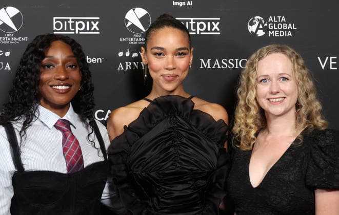 22nd Annual Hollyshorts Film Festival Closing Night Hollywood CA August 23: Bianca Atterberry, Alexandra Shipp, Lauren Lukow. at 22nd Annual Hollyshorts Film Festival Closing Night held at TCL Chinese Theater in Hollywood, CA. on August 23, 2026 Credit: AdMedia Hollywood CA United States EDITORIAL USE ONLY  Copyright: xx ADx admphotosthree012451