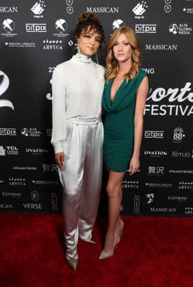22nd Annual Hollyshorts Film Festival Closing Night Hollywood CA August 23: Nathalie Emmanuel, Katherine McNamara. at 22nd Annual Hollyshorts Film Festival Closing Night held at TCL Chinese Theater in Hollywood, CA. on August 23, 2026 Credit: AdMedia Hollywood CA United States EDITORIAL USE ONLY  Copyright: xx ADx admphotosthree012421