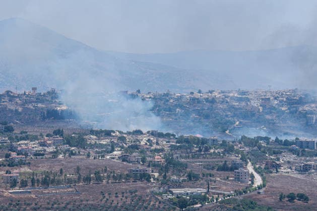 Smoke rises after Israeli strike hits southern Lebanon despite ceasefire MARJAYOUN, LEBANON - AUGUST 24: Smoke rises after an Israeli strike targeted the town of Khiam in the Marjayoun district of southern Lebanon, despite an existing ceasefire agreement, on August 24, 2026. Ramiz Dallah Anadolu Marjayoun Lebanon. Editorial use only. Please get in touch for any other usage.  Copyright: x2026xAnadoluxRamizxDallahx