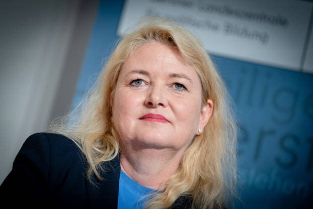 Kristin Brinker, AfD Berlin, Berliner Wahl-O-Mat, Kristin Brinker, AfD Berlin Berlin GER *** Kristin Brinker, AfD Berlin, Berlin Wahl-O-Mat, Kristin Brinker, AfD Berlin, Berlin, GER