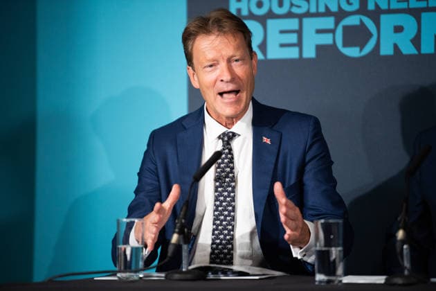 Reform UK Press Conference at Royal Institution of Chartered Surveyors, London, UK - Mon 24 August 2026 Richard Tice - Deputy Leader of Reform UK speaks at a Reform UK Press Conference at Royal Institution of Chartered Surveyors in London, England, UK on Monday 24 August, 2026., Credit:Justin Ng Avalon UK, England, London, Royal Institution of Chartered Surveyors  Copyright: xJustinxNgx xAvalonx 1128198544