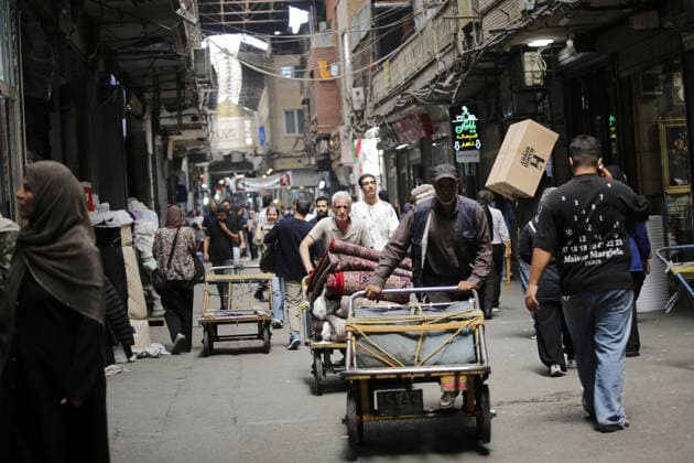 Daily life continues in Tehran as tensions between Iran and the US persist TEHRAN, IRAN - AUGUST 24: (RESTRICTIONS: NO Access Israel Media Persian Language TV Stations Outside Iran Strictly No Access BBC Persian VOA Persian Manoto TV Iran International TV) Daily life continues as tensions between Iran and the United States persist in the Iranian capital Tehran, on August 24, 2026. US President Donald Trump said he had announced an unprecedented economic D-Day operation targeting Iran and threatened countries supporting the Tehran administration with severe economic consequences. Fatemeh Bahrami Anadolu Tehran Iran. Editorial use only. Please get in touch for any other usage.  Copyright: x2026xAnadoluxFatemehxBahramix