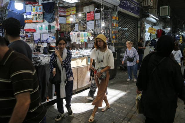 Daily life continues in Tehran as tensions between Iran and the US persist TEHRAN, IRAN - AUGUST 24: (RESTRICTIONS: NO Access Israel Media Persian Language TV Stations Outside Iran Strictly No Access BBC Persian VOA Persian Manoto TV Iran International TV) Daily life continues as tensions between Iran and the United States persist in the Iranian capital Tehran, on August 24, 2026. US President Donald Trump said he had announced an unprecedented economic D-Day operation targeting Iran and threatened countries supporting the Tehran administration with severe economic consequences. Fatemeh Bahrami Anadolu Tehran Iran. Editorial use only. Please get in touch for any other usage.  Copyright: x2026xAnadoluxFatemehxBahramix