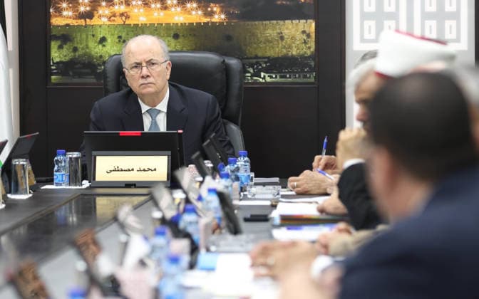 Palestinian Prime Minister Chairs Weekly Cabinet Meeting in Ramallah Palestinian Prime Minister Mohammad Mustafa chairs the weekly cabinet meeting in Ramallah, in the West Bank, on August 24, 2026. The cabinet warned of a sharp and accelerating deterioration in humanitarian conditions in the Gaza Strip amid severe shortages of aid and restrictions on its entry. Photo by Prime Minister Office apaimages Ramallah West Bank Palestinian Territory 240826_Ramallah_PMO_00(4) Copyright: xapaimagesxPrimexMinisterxOfficex xapaimagesx