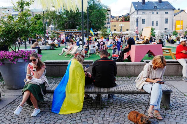 STOCKHOLM, SVERIGE 20260824 Ukrainas självständighetsdag firas med en manifestation pa Medborgarplatsen samt marsch till Sergels torg i Stockholm pa mandagen. STOCKHOLM SVERIGE x10658x *** STOCKHOLM, SWEDEN 20260824 Ukraine’s Independence Day will be celebrated with a rally at Medborgarplatsen and a march to Sergels Torg in Stockholm on Monday STOCKHOLM SWEDEN x10658x  Copyright: xMagnusxLejhall TTx UKRAINAS SJÄLVSTÄNDIGHETSDAG STOCKHOLM rZNfm7FB_60