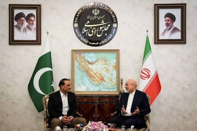 Asim Munir - Mohammad Bagher Ghalibaf meeting in Tehran TEHRAN, IRAN - AUGUST 24: (----EDITORIAL USE ONLY – MANDATORY CREDIT - IRANIAN PARLIAMENT SPEAKER S OFFICE HANDOUT - NO MARKETING NO ADVERTISING CAMPAIGNS - DISTRIBUTED AS A SERVICE TO CLIENTS----) Pakistan s army chief, Field Marshal Asim Munir (L) meets with Iranian Parliament Speaker Mohammad Bagher Ghalibaf (R) during his visit to Tehran, Iran, on August 24, 2026. Iranian Parliament Speaker s Office Handout Anadolu Tehran Iran. Editorial use only. Please get in touch for any other usage.  Copyright: x2026xAnadoluxIranianxParliamentxSpeaker sxOfficex xHandoutx
