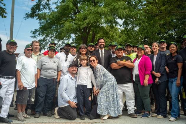 Mamdani Announces Renew Crew: New York, NY- August 24: New York City Mayor Zohran Kwame Mamdani announces the launch of Renew Crew a team of two dozen painter electricians, plumbers and many other trade specialist with the aim to bring quick and fast improvements at New York City Playgrounds and Rec Centers Credit: Camara Porter AdMedia EDITORIAL USE ONLY  Copyright: xx AdMediax admphotosthree012635
