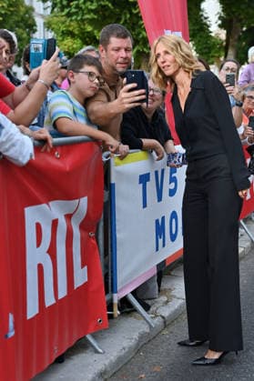 Opening Red Carpet 19th Angouleme French-Speaking Film Festival Sandrine Kiberlain attends the Opening Red Carpet at the 19th Angouleme French-Speaking Film Festival on August 24, 2026 in Angouleme, France. Photo by Franck Castel ABACAPRESS.COM Angouleme  Copyright: xCastelxFranck ABACAx