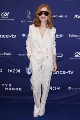 Angouleme Film Festival - Opening Red Carpet Isabelle Huppert attends the Opening Red Carpet of the 19th Angouleme Film Festival in Angouleme, August 24, 2026, France. Photo by Jerome Domine ABACAPRESS.COM Angouleme France  Copyright: xDominexJerome ABACAx
