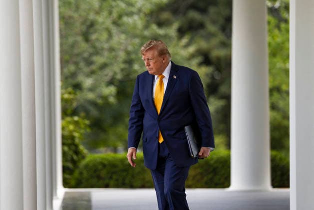 White House Coverage US President Donald Trump arrives to deliver remarks during an education event in the Rose Garden of the White House in Washington DC, USA, 24 August 2026. President Trump and Secretary McMahon highlighted the administration’s school choice program as the new academic year begins. WASHINGTON DISTRICT OF COLUMBIA United States  Copyright: xPool ABACAx