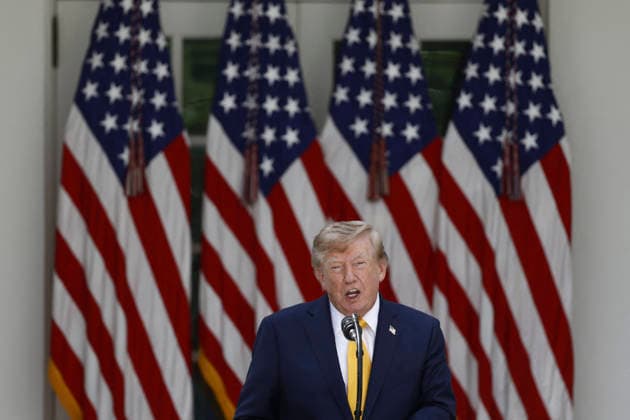 White House Coverage US President Donald Trump delivers remarks during an education event in the Rose Garden of the White House in Washington DC, USA, 24 August 2026. President Trump and Secretary McMahon highlighted the administration’s school choice program as the new academic year begins. WASHINGTON DISTRICT OF COLUMBIA United States  Copyright: xPool ABACAx