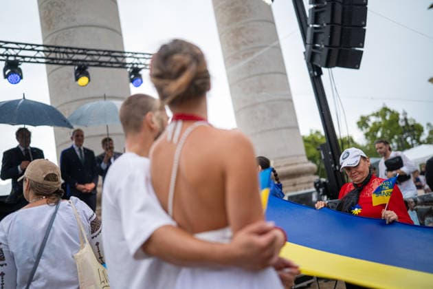 Josep Rull Closes the 35th Anniversary Celebration of Ukraine s Independence in Barcelona Event marking the 35th anniversary of Ukraine s independence, on August 24, 2026, in Barcelona, Catalonia, Spain. Rull participated in the ceremony commemorating the 35th anniversary of Ukraine’s independence, which was proclaimed on August 24, 1991, following the dissolution of the Soviet Union. The event featured a set by Ukrainian DJs and an exhibition of Ukrainian artisan products. AUGUST 24, 2026 Lorena Sopê Barcelona, Catalonia Barcelona, Catalonia, Spain  Copyright: xLorenaxSopÃªnax 7730683