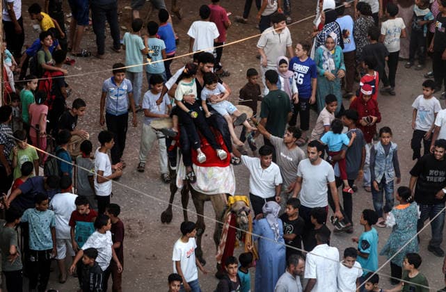 Mawlid al-Nabi in Egypt MONUFIA, EGYPT - AUGUST 24: Egyptians of all ages walk through the streets of Shama village in Monufia, Egypt, accompanied by camels and chanting hymns as part of a long-standing tradition marking Mawlid Night, on August 24, 2026. Mohamed Elshahed Anadolu Monufia Egypt. Editorial use only. Please get in touch for any other usage.  Copyright: x2026xAnadoluxMohamedxElshahedx