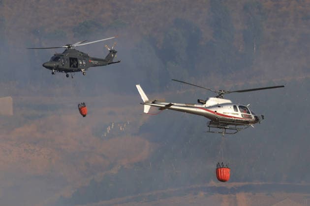 Aerial firefighting efforts battle forest fire near Trapani in Sicily, Italy TRAPANI, ITALY - AUGUST 24: Firefighting aircraft and helicopters battle a forest fire on the slopes of Mount Polizo near Trapani on the Italian island of Sicily, on August 24, 2026. Emergency teams launched an aerial operation, deployed three helicopters and two firefighting planes to contain the blaze and prevent it from spreading across the forested terrain. Alberto Lo Bianco Anadolu Trapani Italy. Editorial use only. Please get in touch for any other usage.  Copyright: x2026xAnadoluxAlbertoxLoxBiancox