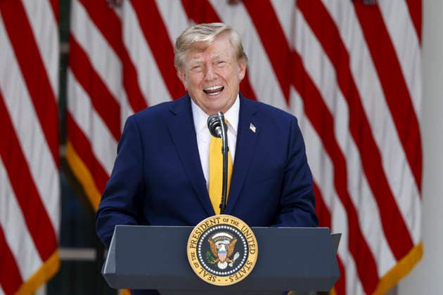 Trump Remarks at a School Choice Event at the White House United States President Donald J Trump arrives to deliver remarks during an education event in the Rose Garden of the White House in Washington DC, USA, 24 August 2026. President Trump and Secretary McMahon highlighted the administration’s school choice program as the new academic year begins. Credit: Will Oliver Pool via CNP Washington District of Columbia United States of America EDITORIAL USE ONLY Copyright: xx 082426wox11-6513833 WillxOliverx-xPoolxviaxCNPx cnpphotos339651