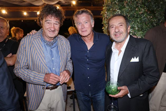 Exclusive - Angouleme Film Festival - Opening Diner Exclusive - Robert Charlebois, Franck Dubosc and Patrick Timsit attends Opening Diner held at Louvel Restaurant as part of the 19th Angouleme Film Festival in Angouleme, August 24, 2026, France. Photo by Jerome Domine ABACAPRESS.COM Angouleme France  Copyright: xDominexJerome ABACAx