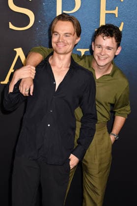 NEW YORK, NY - AUGUST 24: John Beckwith and Jack Alcott at the Netflix New York Premiere of The Whisper Man at The Paris Theatre on August 24, 2026 in New York City. Copyright: xmpi099 MediaPunchx
