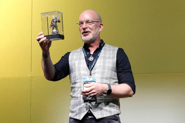 Stefan Reichert bei der Verleihung der gamescon dev Awards 2026 in der Koelmesse. Köln, 24.08.2026 *** Stefan Reichert at the 2026 gamescom dev Awards ceremony at Koelmesse Cologne, August 24, 2026 Foto:xR.xStoffelsx xFuturexImagex dev_awards_6808