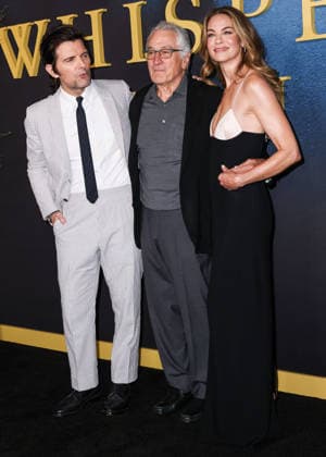 New York Premiere Of Netflix s The Whisper Man MANHATTAN, NEW YORK CITY, NEW YORK, USA - AUGUST 24: Adam Scott, Robert De Niro and Michelle Monaghan arrive at the New York Premiere Of Netflix s The Whisper Man held at The Edwardian Room at The Plaza Hotel on August 24, 2026 in Manhattan, New York City, New York, United States. New York City The Edwardian Room at The Plaza Hotel New York United States Copyright: xImagexPressxAgencyx