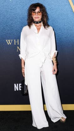 New York Premiere Of Netflix s The Whisper Man MANHATTAN, NEW YORK CITY, NEW YORK, USA - AUGUST 24: Gina Gershon arrives at the New York Premiere Of Netflix s The Whisper Man held at The Edwardian Room at The Plaza Hotel on August 24, 2026 in Manhattan, New York City, New York, United States. New York City The Edwardian Room at The Plaza Hotel New York United States Copyright: xImagexPressxAgencyx