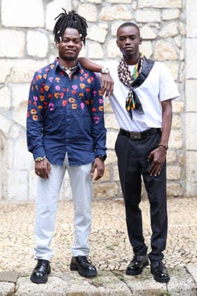 Angouleme Film Festival - Congo Boy Photocall Rafiki Fariala and Bradley Fiomona attends the « Congo Boy » Photocall as part of the 19th Angouleme Film Festival in Angouleme, August 25, 2026, France. Photo by Jerome Domine ABACAPRESS.COM Angouleme France  Copyright: xDominexJerome ABACAx