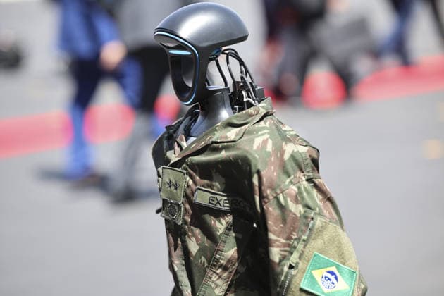 Soldier s Day ceremony in Brasilia BRASILIA, BRAZIL - AUGUST 25: A soldier of the Brazilian armed forces takes part in a Soldier s Day ceremony in Brasilia, Brazil, August 25, 2026. Mateus Bonomi Anadolu Brasilia Brazil. Editorial use only. Please get in touch for any other usage.  Copyright: x2026xAnadoluxMateusxBonomix