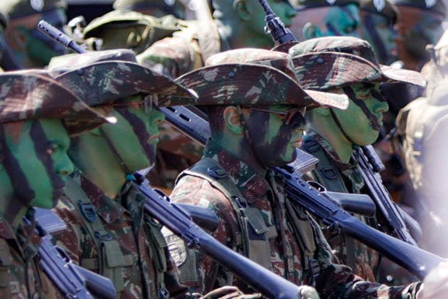BRASiLIA, DF - 25.08.2026: CERIMÃ NIA DO DIA DO SOLDADO - Soldier& 39;s Day ceremony, which took place this Tuesday (August 25th) in the Urban Military Sector of the Federal District (SMU DF) x3004247x  JoaoxPedroxCarvalho