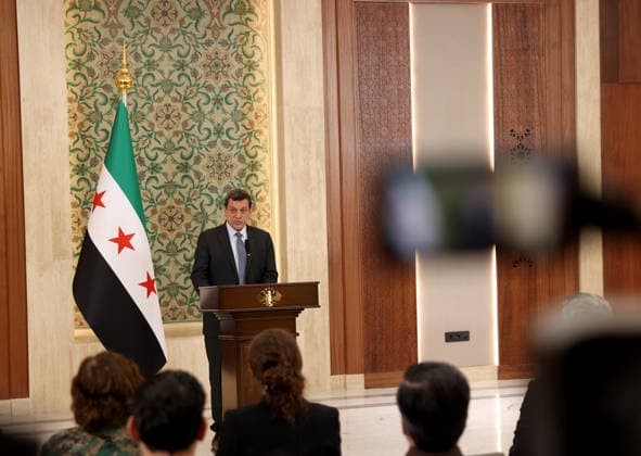 Syrian President Ahmed al-Sharaa meets Mazloum Abdi in Damascus DAMASCUS, SYRIA - AUGUST 25: Ferhat Abdi Sahin, also known as Mazloum Abdi makes statements to members of the press following the meeting with Syrian President Ahmed al-Sharaa at the People s Palace in Damascus, Syria on August 25, 2026. Izz Aldien Alqasem Anadolu Damascus Syria. Editorial use only. Please get in touch for any other usage.  Copyright: x2026xAnadoluxIzzxAldienxAlqasemx
