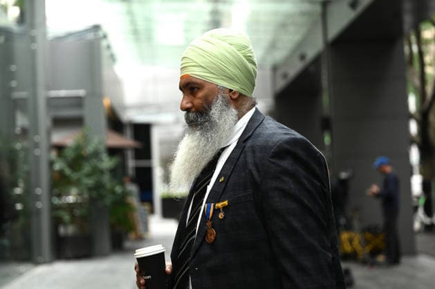 ANTISEMITISM ROYAL COMMISSION, Amar Singh, founder of Turbans for Australia arrives at the Royal Commission on Antisemitism and Social Cohesion in Sydney, Wednesday, August 26, 2026. ( NO ARCHIVING SYDNEY NEW SOUTH WALES AUSTRALIA  Copyright: xDANxHIMBRECHTSx 20260826118984087704