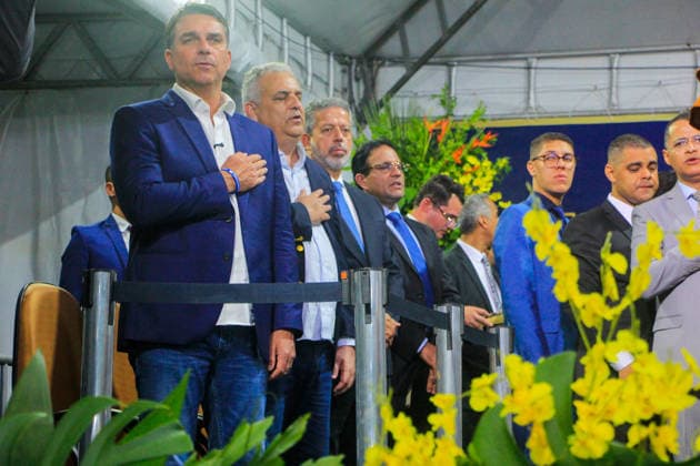 MACEIo, AL - 25.08.2026: FLaVIO BOLSONARO EM MACEIo - On Tuesday night (25) candidate Flavio Bolsonaro, Alfredo Gaspar, Arthur Lira were at the Assembly of God headquarters in the Farol neighborhood, for the convention of the 111th anniversary of the Assembly of God in Alagoas, with this agenda the candidate ended his day in the capital of Alagoas x3004753x  GUIDOxJR.
