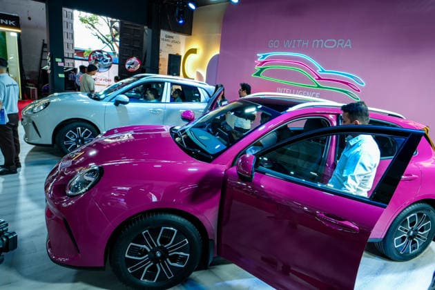 Nepal s Automobile Expo Opens in Kathmandu Kathmandu, Nepal - August 25, 2026: The Auto Show, one of Nepal™s major automobile exhibitions, officially opened Tuesday at Bhrikuti Mandap in Kathmandu, Nepal. The six-day exhibition features four- and two-wheeled vehicles, electric vehicles, spare parts and the latest automotive technologies from leading brands. Banks and financial institutions are offering special financing schemes to customers during the exhibition. (Photo by AP Tolang Nexpher Images) kathmandu bagmati