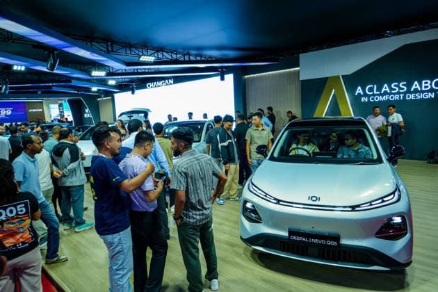 Nepal s Automobile Expo Opens in Kathmandu Kathmandu, Nepal - August 25, 2026: The Auto Show, one of Nepal™s major automobile exhibitions, officially opened Tuesday at Bhrikuti Mandap in Kathmandu, Nepal. The six-day exhibition features four- and two-wheeled vehicles, electric vehicles, spare parts and the latest automotive technologies from leading brands. Banks and financial institutions are offering special financing schemes to customers during the exhibition. (Photo by AP Tolang Nexpher Images) kathmandu bagmati