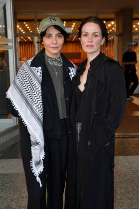 Pegah Ferydoni und Melika Foroutan beim Special Screening des Kinofilms Staatsschutz im Kino International. Berlin, 25.08.2026