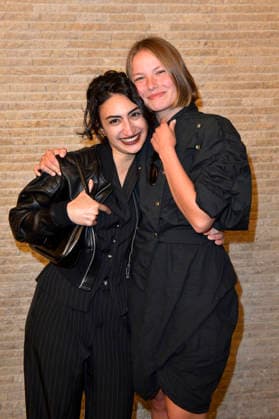 Nairi Hadodo und Devrim Lingnau beim Special Screening des Kinofilms Staatsschutz im Kino International. Berlin, 25.08.2026