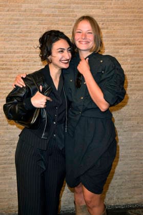 Nairi Hadodo und Devrim Lingnau beim Special Screening des Kinofilms Staatsschutz im Kino International. Berlin, 25.08.2026