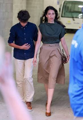 VIPs At US Open 2026 - NYC Huma Abedin arrives at the US Open for the Roger Federer special night in New York, NY on August 25, 2026. Photo by Charles Guerin ABACAPRESS.COM New York City NY United States  Copyright: xGuerinxCharles ABACAx